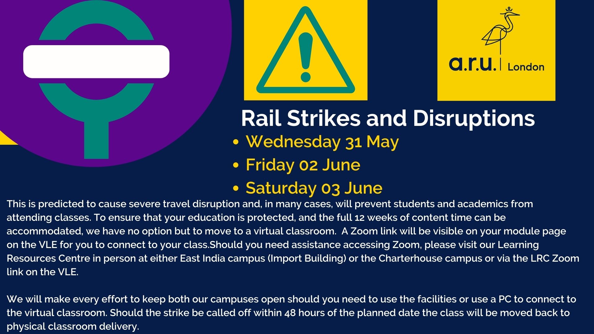Rail Strikes Late May
